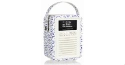 VQ Retro Mini Emma Bridgewater Blue Daisy- Stylish DAB/DAB+/FM Radio and Bluetooth Speaker